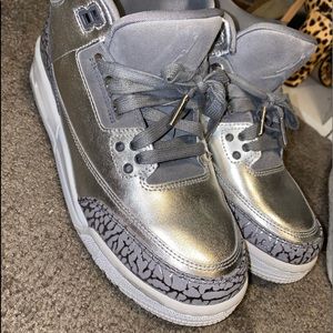 Air Jordan 3 Retro Premium Metallic/Silver/Grey